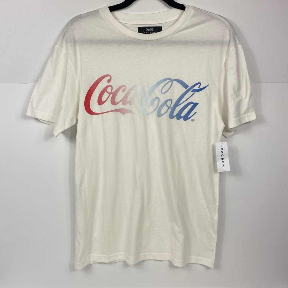 NEW PacSun Coca-Cola Gradient Logo Tee